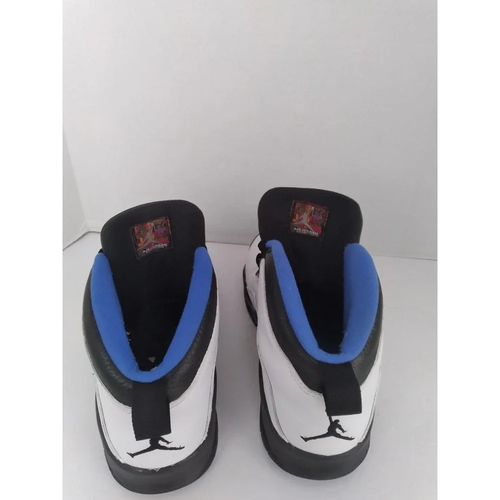 Air Jordan 10 Retro Orlando White Black Royal Blu 310805-108 Men Basketball Shoe